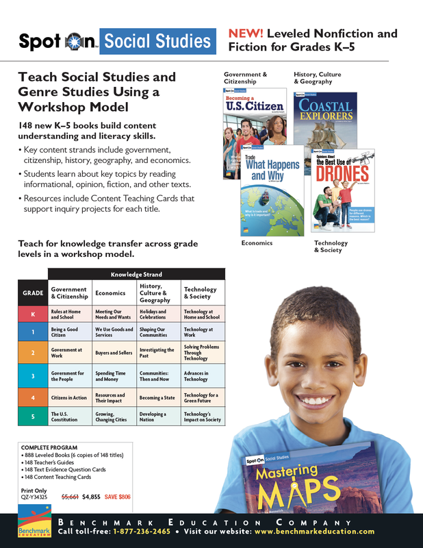 Spot On Social Studies Brochure